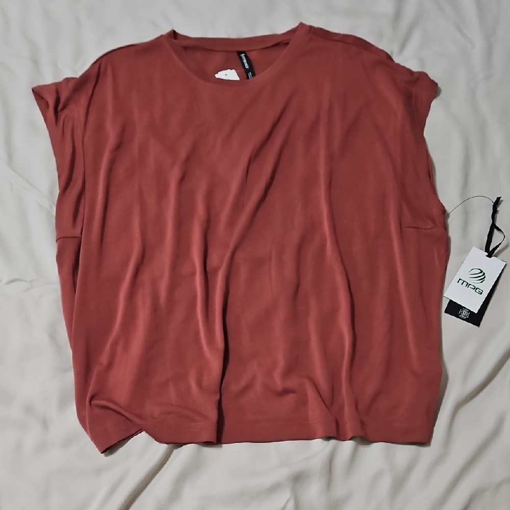 Mango Women's Terracotta Short Sleeve Tee